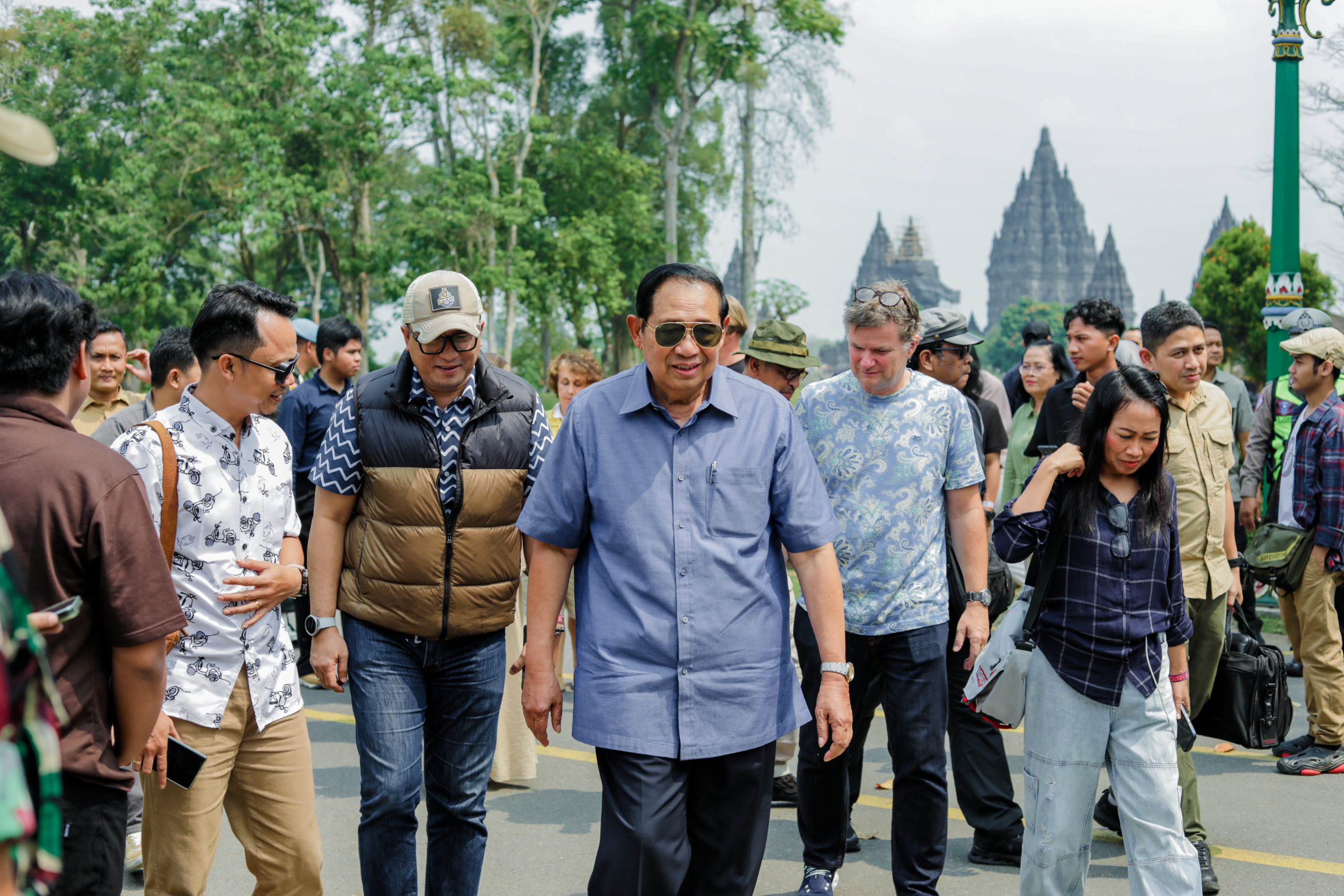 Presiden RI ke-6 RI SBY Berkunjung ke Taman Wisata Candi Prambanan