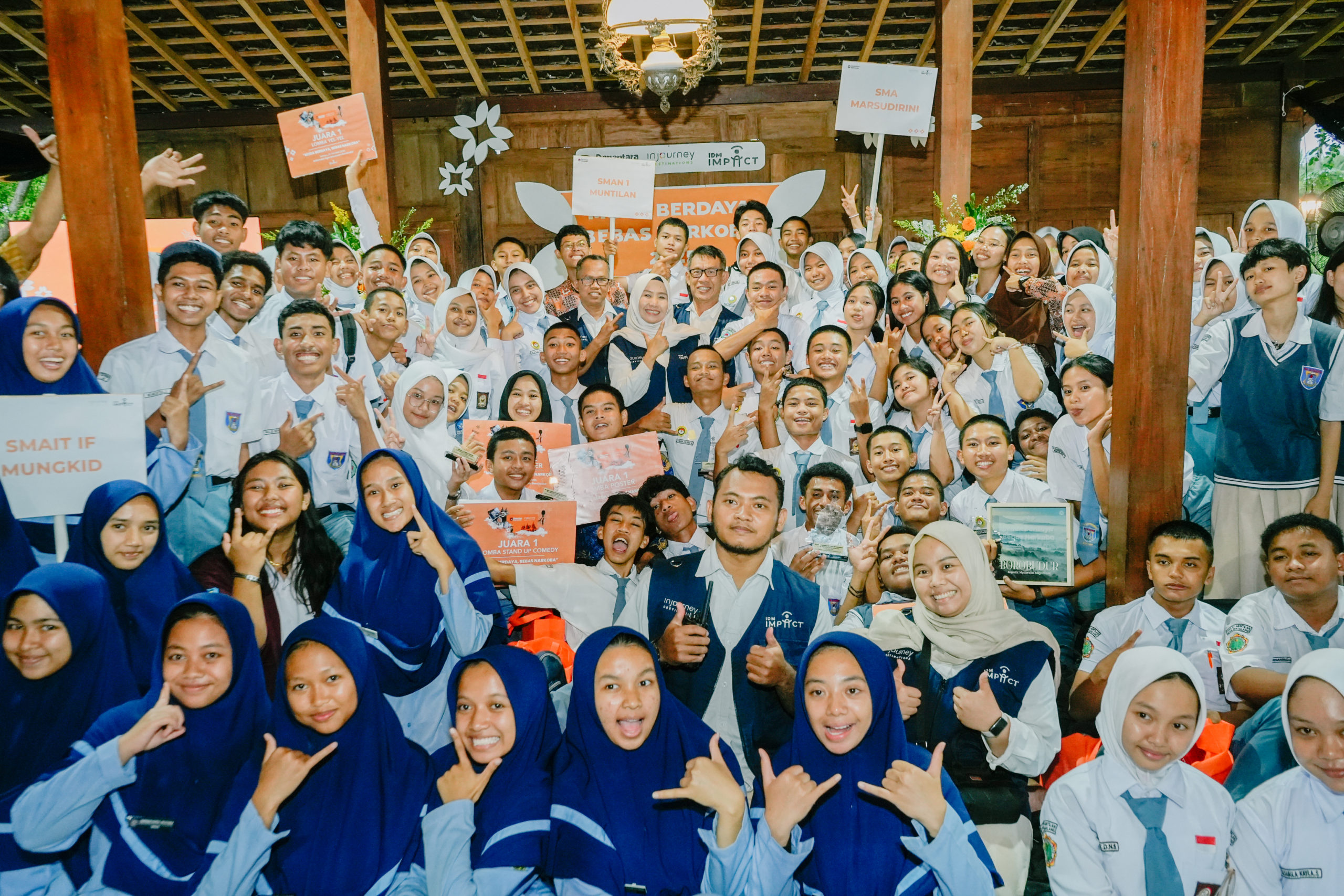 Gelorakan Semangat Sumpah Pemuda, Ajak Pelajar SMA di Magelang Berperilaku Bebas Narkoba