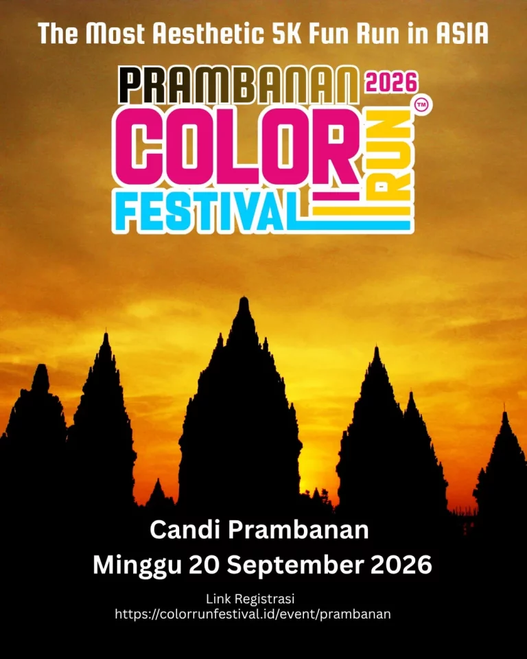 Color Run Festival 2026, Keep Your Wellbeing Up at Prambanan
